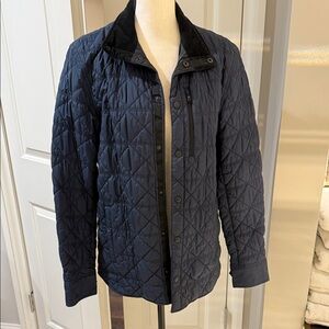 Victorinox Men's Dark Blue Quilted Jacket